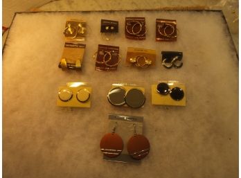 DOZEN PAIR OF EARRINGS