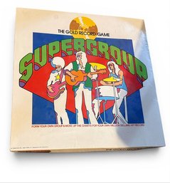 Supergroup The Gold Record Game 1970s Vintage Board Game Extremely Rare Near Very Good Condition Complete