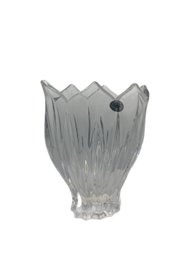 FULL LEAD CRYSTAL GORHAM GERMANY FLOWER VASE MOTHERS DAY GIFT HOME DECOR