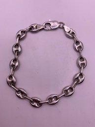 Vintage Sterling Silver Mariners Link Bracelet