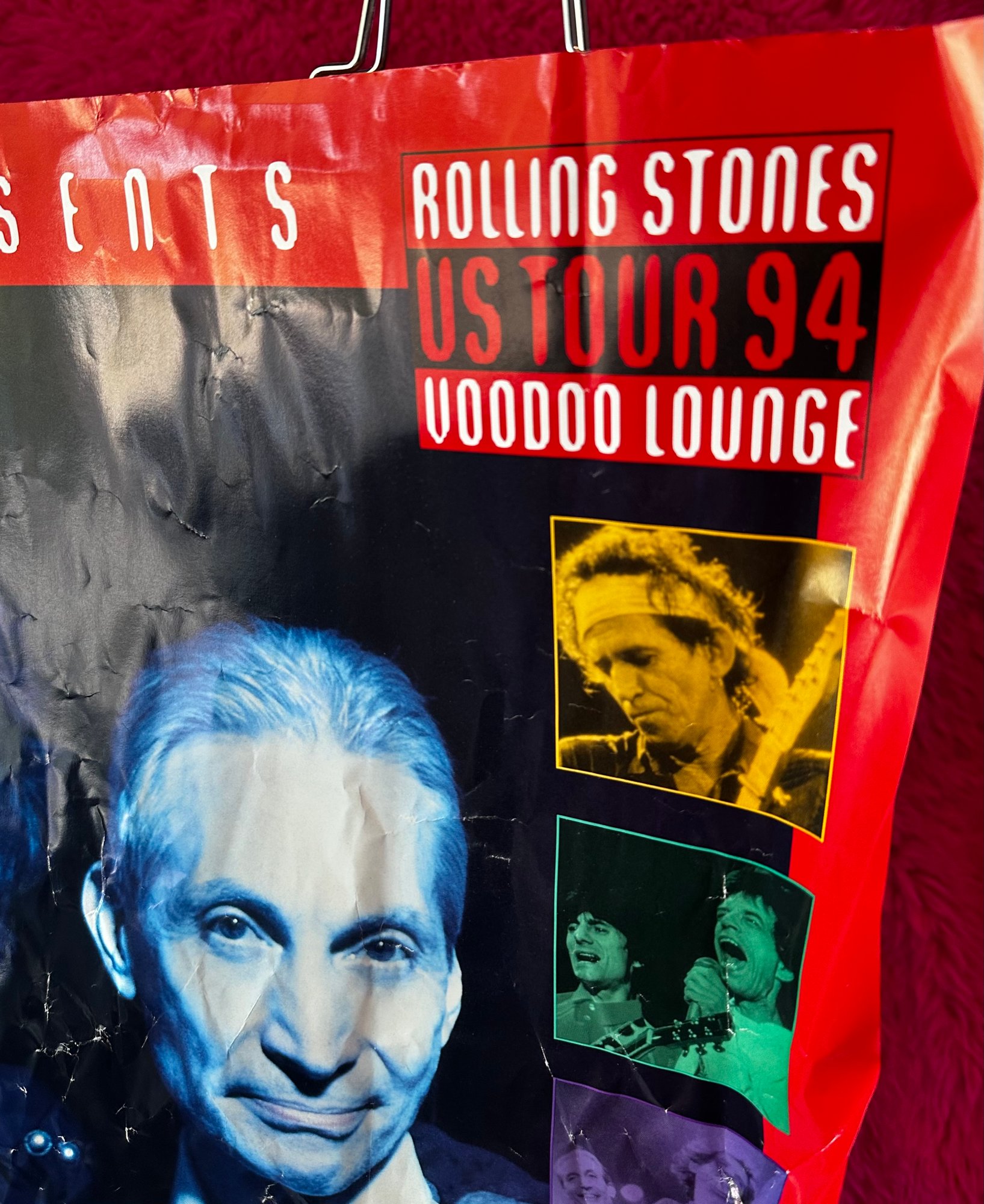 Vintage BUDWEISER Rolling Stones Voodoo Lounge US Tour