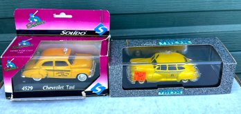 (P4) SOLIDO & Viilssl -Die Cast Taxi Cabs