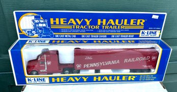 K-LINE Electric Trains - Heavy Hauler Pennsylvania Railroad Die Cast Truck