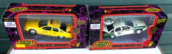 (P14) Road Champs Chicago Checker Taxi And NYC Taxi