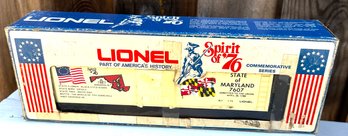 LIONEL Maryland Box Car 6-7607 Spirit Of '76