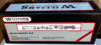 (C40) WILLIAMS Electric Trains - Brass Freight Car Crown Edition
