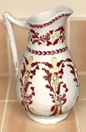 Antique 1890s COBRIDGE Moulded Jug 'Union' BY William Brownfield & Son