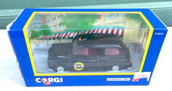 (P16) Corgi Collectibles London Die-Cast Taxi By Mattel 91810