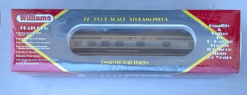 (C80) WILLIAMS O GAUGE Electric Trains 72' Foot Plastic Steamliner Coach Car Baltimore & Ohio