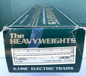 (C83) K-LINE Electric Trains K-4401 Undecorated Baggage Train