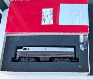 (C91) WEAVER Hi-Rail FA-2 Diesel Locomotive A-Unit 6610 Baltimore & Ohio #807