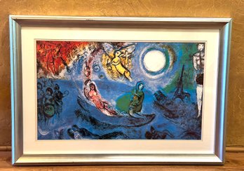 Framed Vintage Print - 'The Concert 'by Marc Chagall