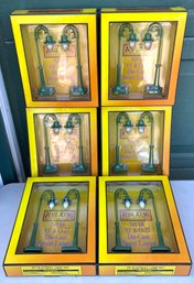 (C100) MTH Electric No. 58 Die-cast Street Lamp Set By RAIL KING S/6