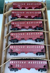 (C107)  LIONEL Hopper Trains With Coal S/6 Western Maryland