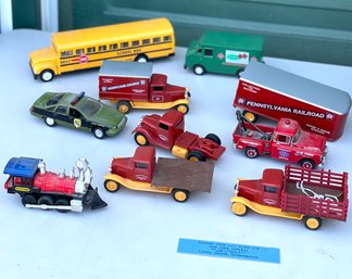 (C112) Large Lot Of Die-Cast Cars By: ERTL, LIONEL, Matchbox, RoadChamps,