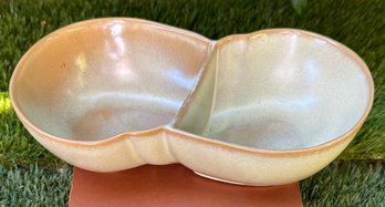 Vintage Pottery Peanut Bowl By