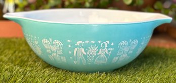 Vintage Pyrex Bowl Amish Butter Print 444
