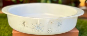 Vintage 1960s 'Glas-bake' Atomic Starburst  Casserole Baking DishDish