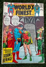 Vintage Comic Book - WORLD'S FINEST 184 May 1969 DC Comics Batman Superman