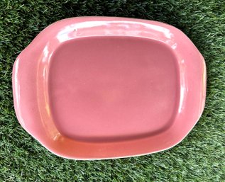 Vintage Pink Bauer Potter Los Angeles Ceramic Bowl