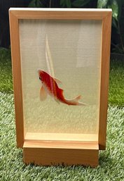 Japanese Framed Fish 3-d Art