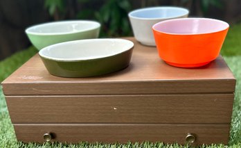 Vintage HALL Bowls And Baking Dishes