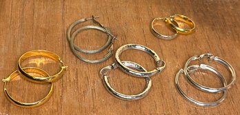 Vintage Hoop Earring Lot