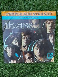 Vintage 1960s THE DOORS AUTOGRAPHED 45 RPM Record