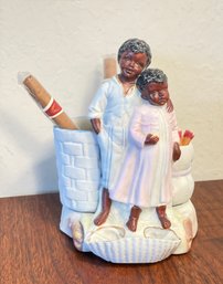 Antique STAFFORDSHIRE Smoker's Set