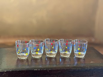 MCM Dot Shot Glasses - Made In Germany