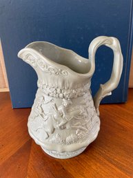 (a2) Antique Moulded Jug Wm Ridgway & Co.