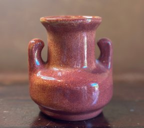 MCM Pottery Vase With Handles