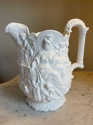 (A34) Antique PROVIDENCE Moulded Relief Jug