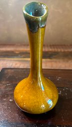 MCM 1960's 'Anna Van Briggle' Earth Tone Pottery High Glaze Bud Vase
