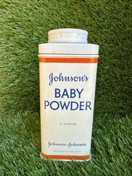 Vintage Johnson & Johnson Powder Tin