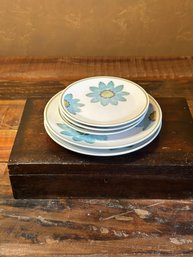 MCM Noritake Progression China Daisy Plates