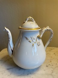 (A51) Antique 1871 HAVILAND & CO. COFFEE POT With Gold Trim