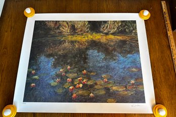 DUPLICATE - DO NOT USE Water Lillies Signed Art Print By Ander 58/400