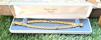 Vintage Gold Colored Thick Chain Necklace