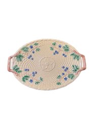 Tiffany & Co Majolica Blackberries Platter