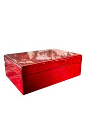 Beautiful Mahogany Jewelry Box