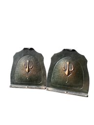 Antique Arts & Crafts Copper Craftsman Studios Bookends