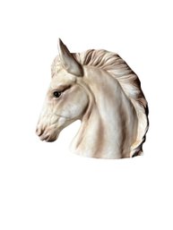 Vintage White 1950s Napco Japan Ceramic Horse Head Planter