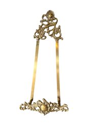 Vintage Brass Wall Hanging Plate Holder