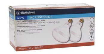 Westinghouse 125-Watt Incandescent Heat Lamps 2 Count