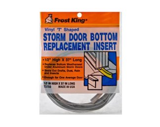 Frost King Storm Door Bottom Inserts T Shaped 5 Count