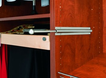 Rev A Shelf 12' Valet Rods Satin Nickel 3 Pack (CVL-12-SN)