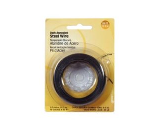 Hillman Dark Anneal Wire 28 Guage 50' Each Master Carton 10 Count