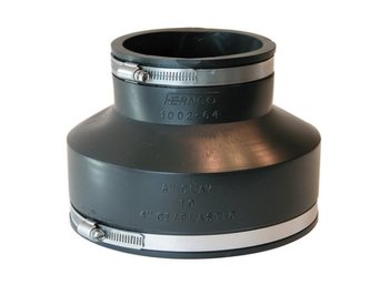 Fernco 6' Clay To 4' Cast Iron Or Plastic Couplings 5 Count