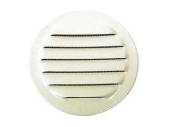 Mini Lovers 2' With Insect Screen Round Aluminum White 6 Count (RLW-100) 6 Pack